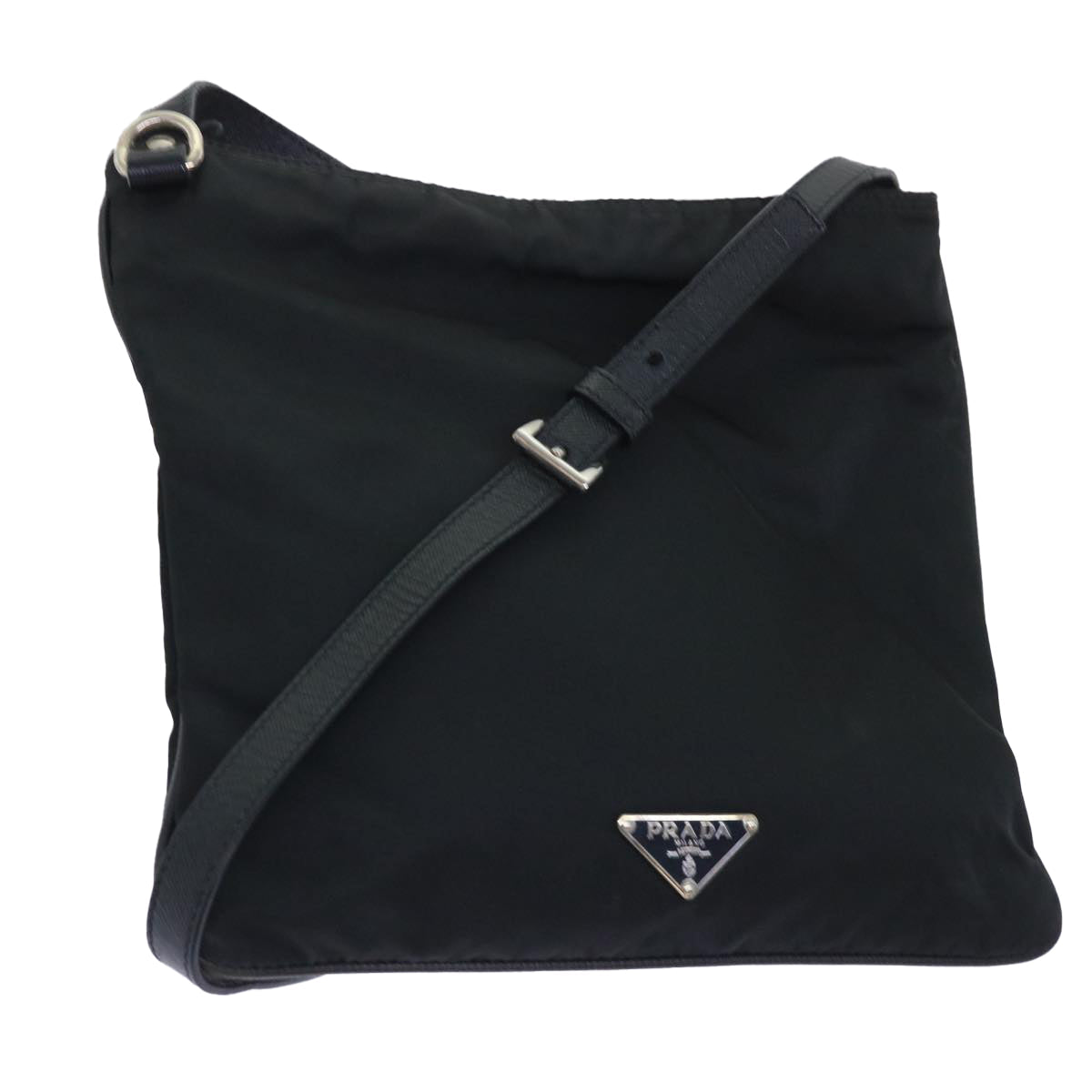 PRADA Shoulder Bag Nylon Black ar10188