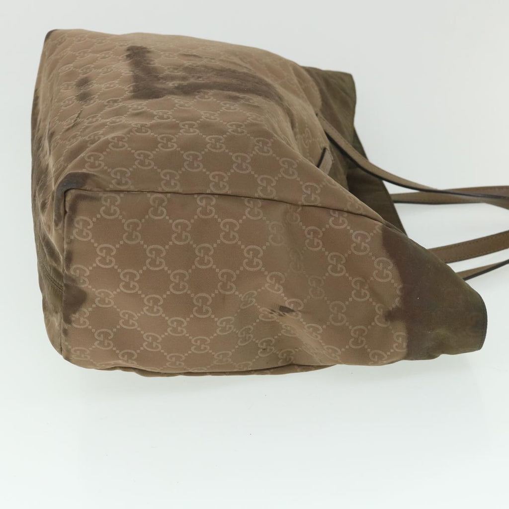 GUCCI GG Canvas Tote Bag Brown 282439 ar10393