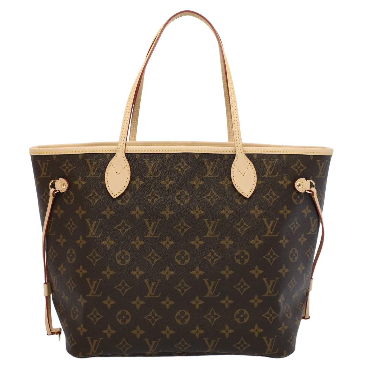 LOUIS VUITTON Monogram Neverfull MM Tote Bag M40156 LV ar10581S