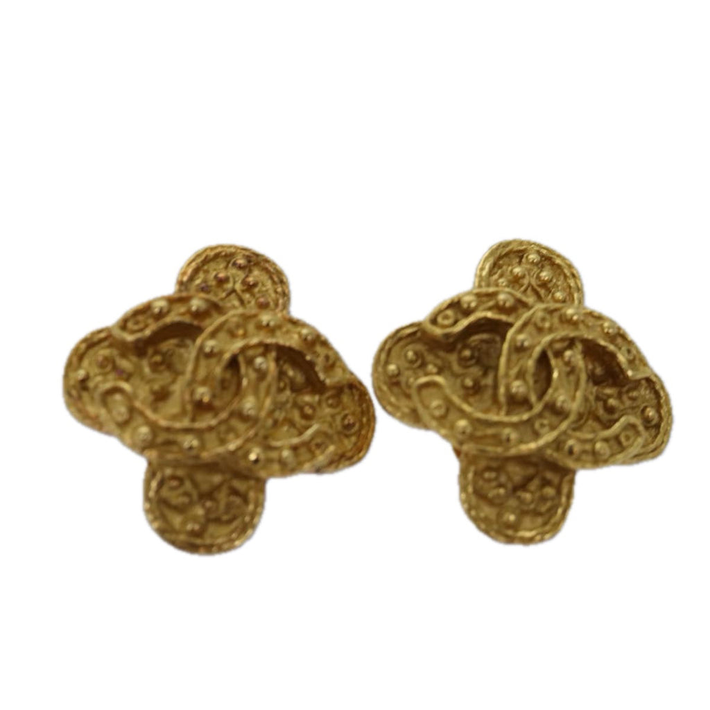 CHANEL COCO Mark Earring metal Gold CC ar11932BV