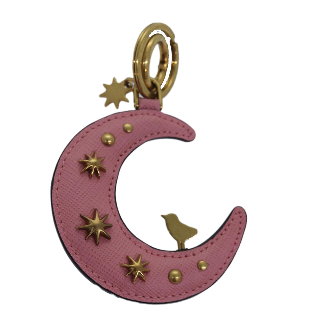 PRADA Charm Safiano leather Pink ar12014