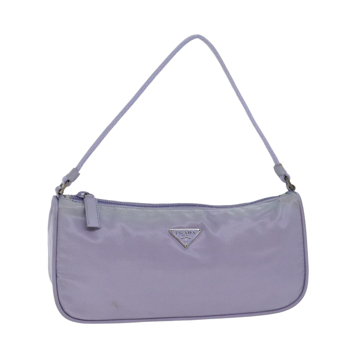 PRADA Accessory Pouch Nylon Purple ar12130