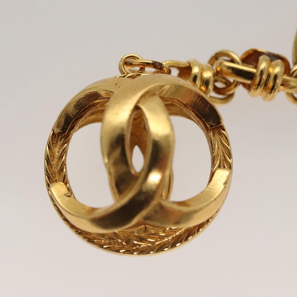 CHANEL COCO Mark Key Ring metal Gold CC ar13427