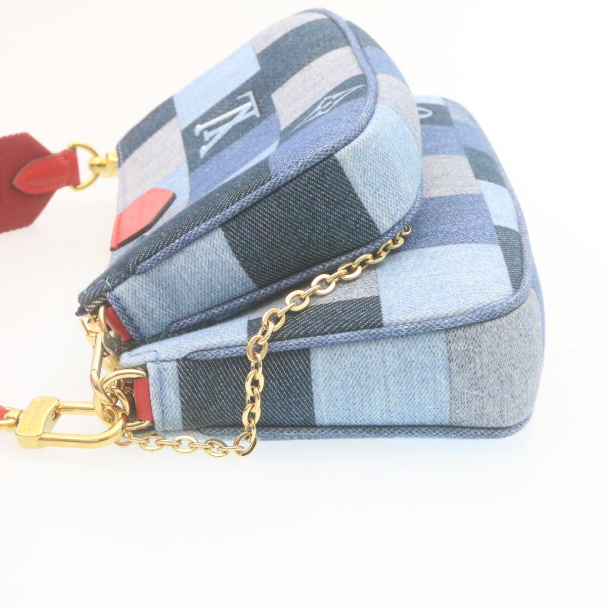 LOUIS VUITTON Denim Multi Pochette Accessoires Shoulder Bag M44990 ar6462A