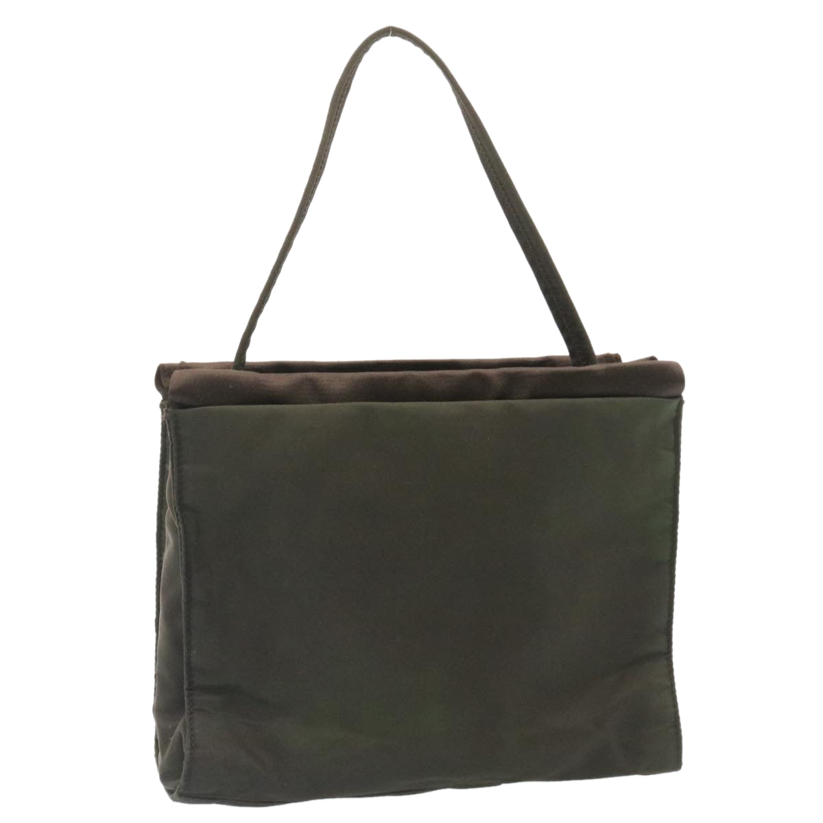 PRADA Hand Bag Nylon Khaki ar6503