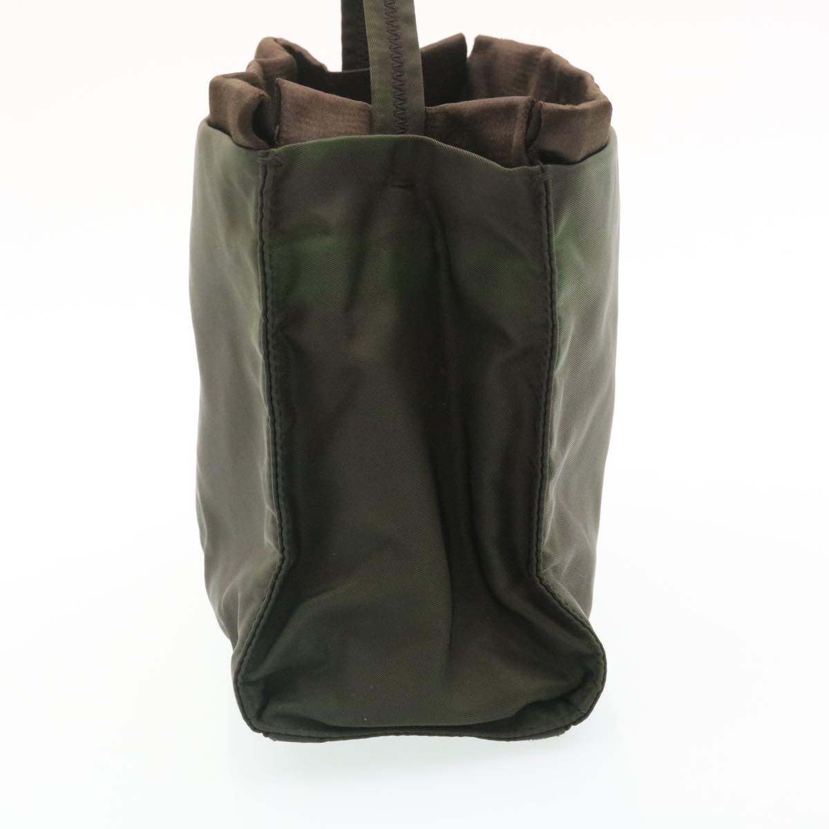 PRADA Hand Bag Nylon Khaki ar6503
