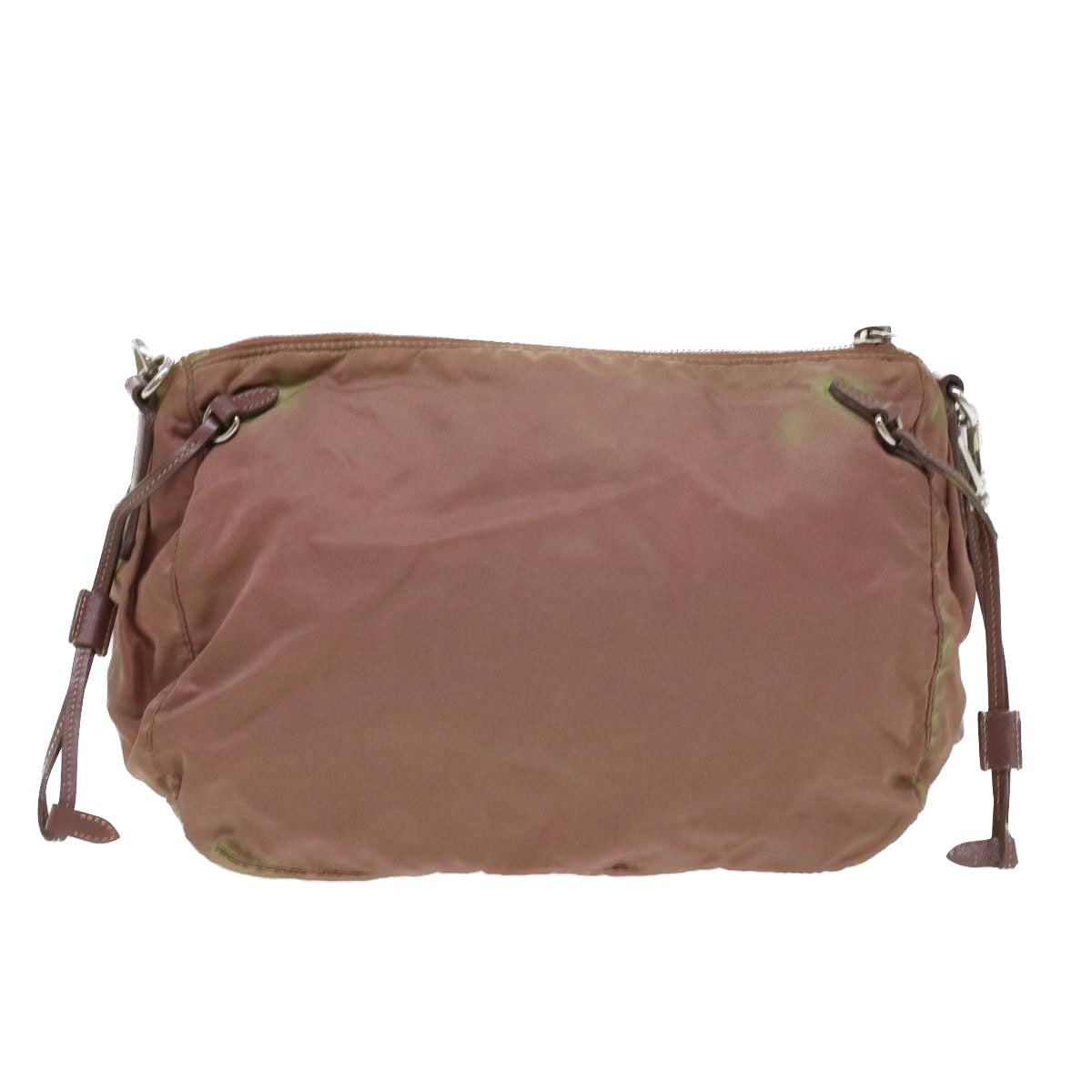 PRADA Shoulder Bag Nylon Wine Red ar8327