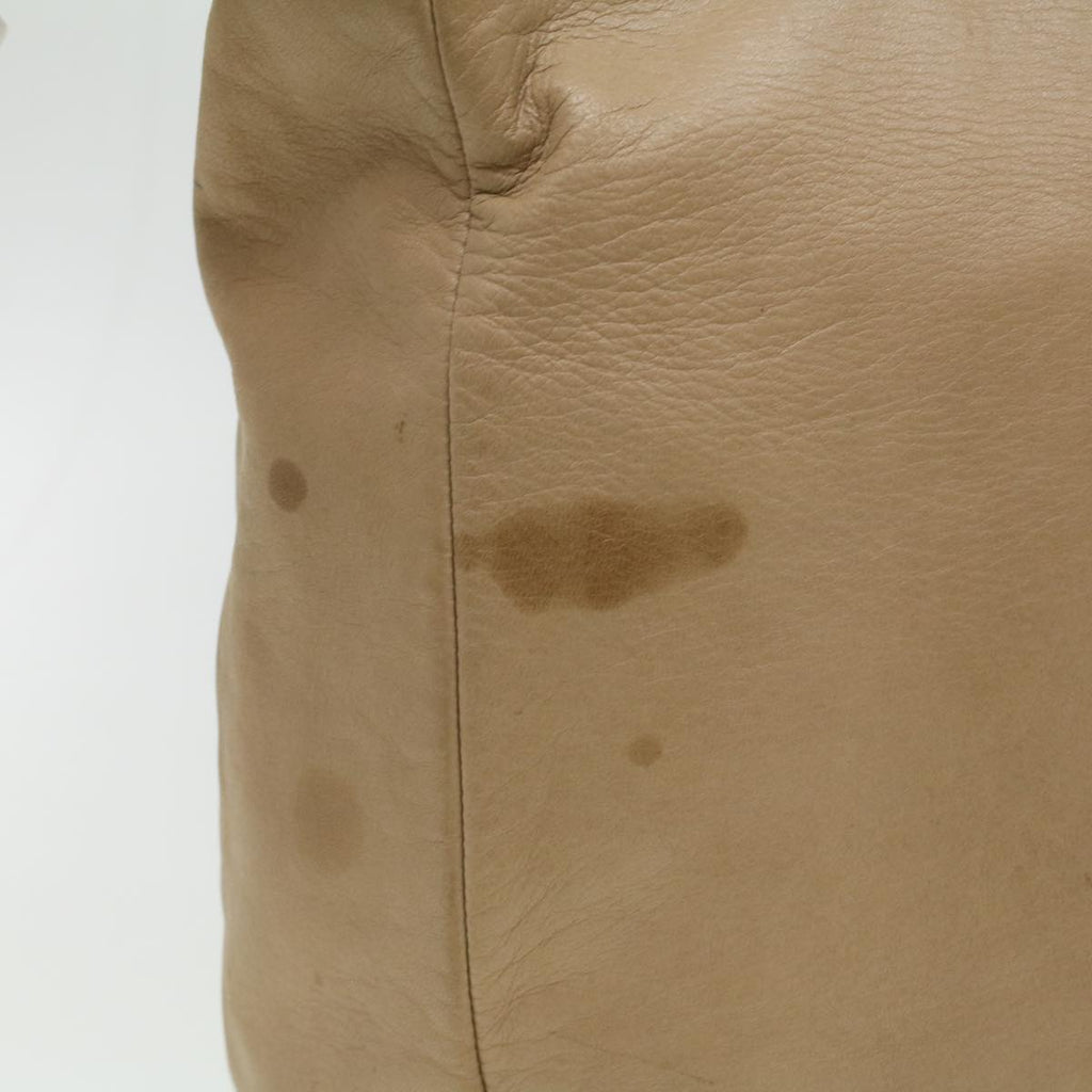 PRADA Tote Bag Lamb Skin Beige ar8449