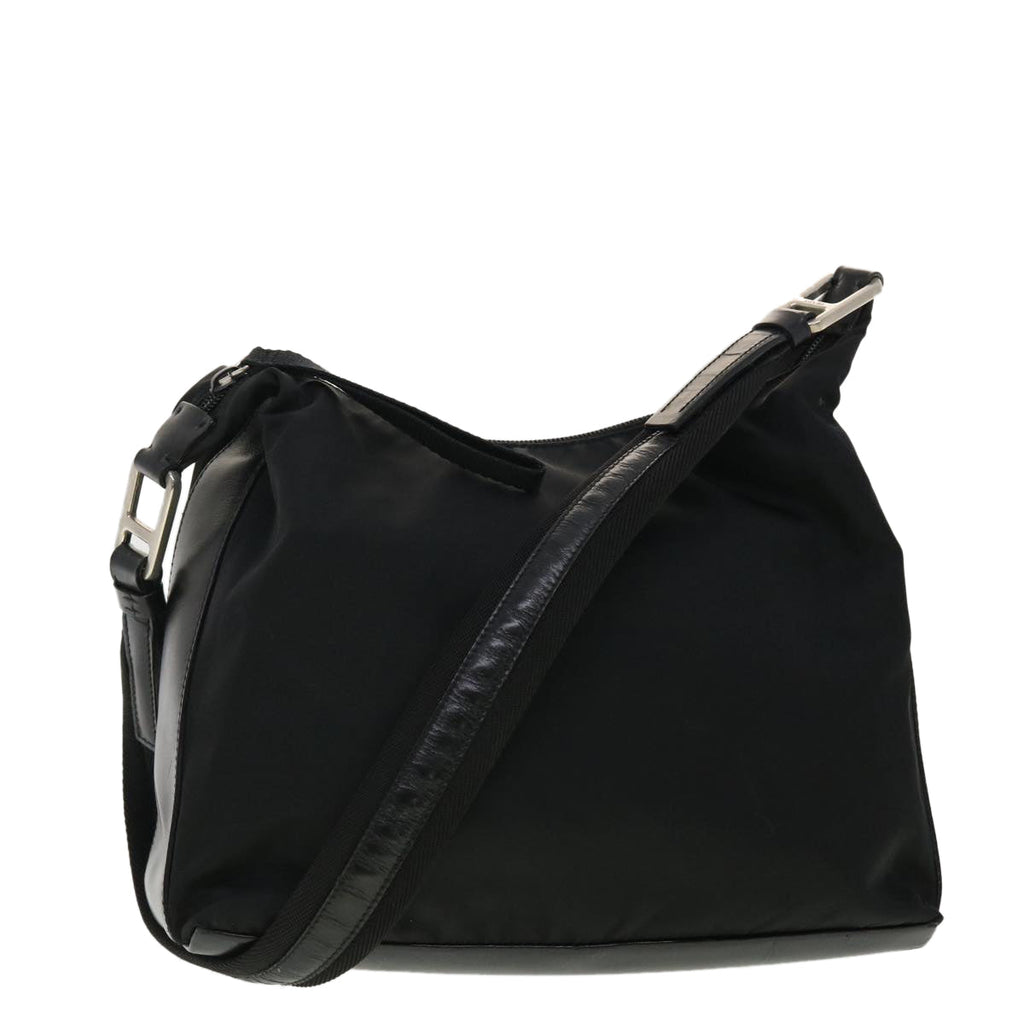 PRADA Shoulder Bag Nylon Black ar9230