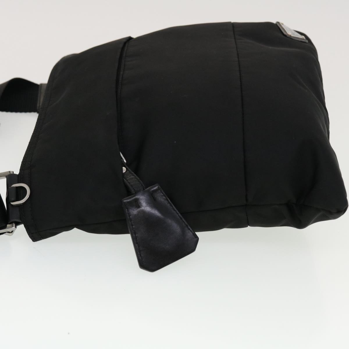 PRADA Shoulder Bag Nylon Black ar9571