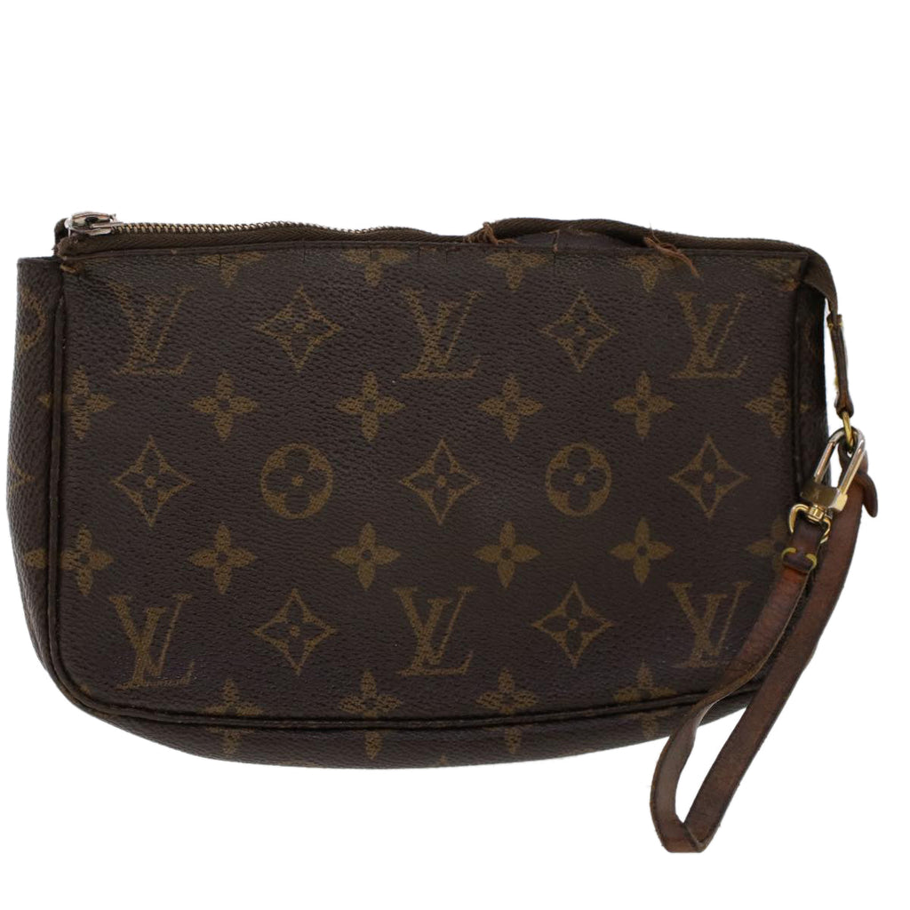 LOUIS VUITTON Monogram Pochette Accessoires Pouch M51980 LV ar9825