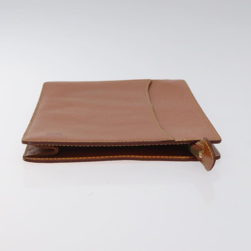 LOUIS VUITTON Epi Pochette Homme Clutch Bag Zipangu Gold M52528 LV BA1586