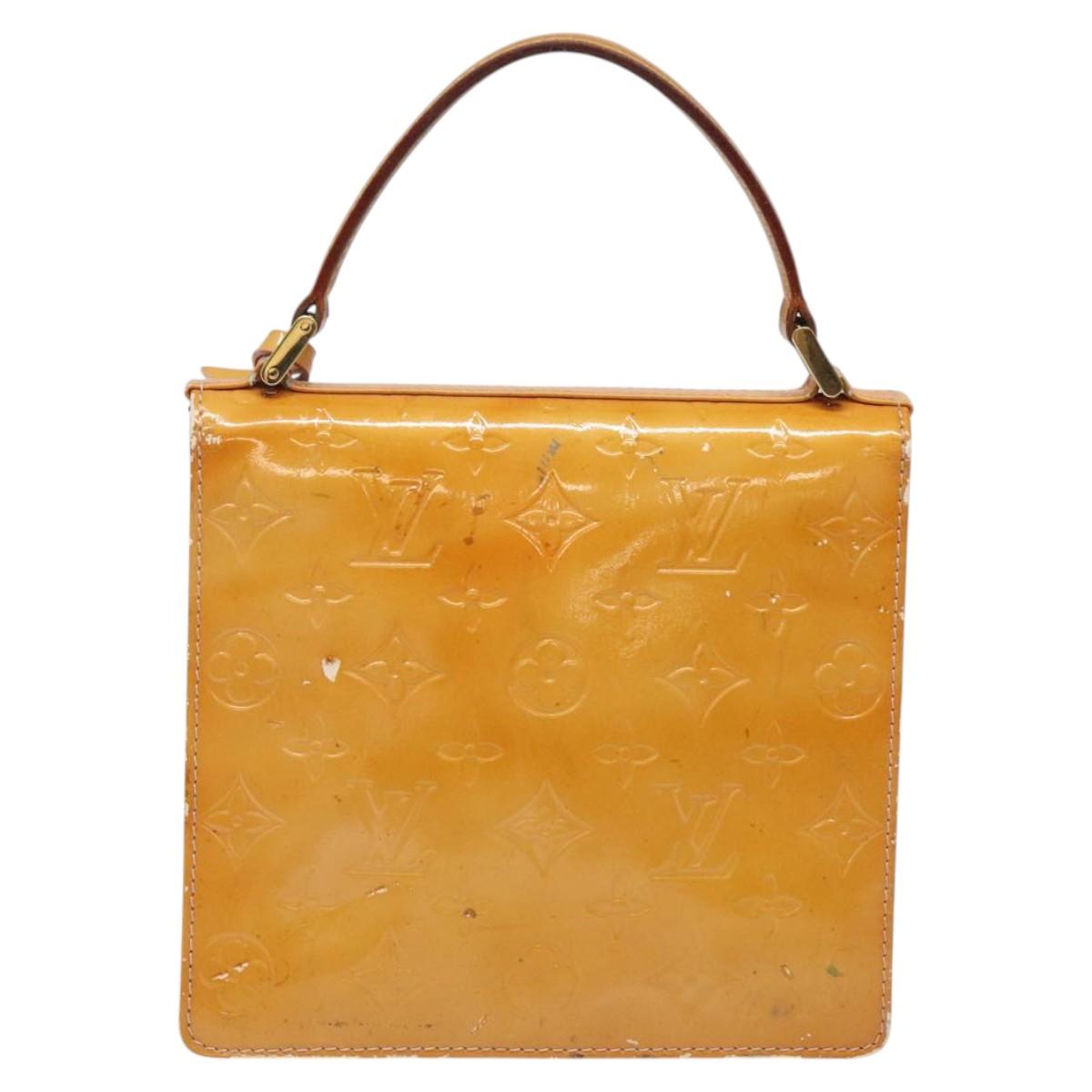 LOUIS VUITTON Vernis Spring Street Hand Bag Marshmallow Pink M91033 BA1611