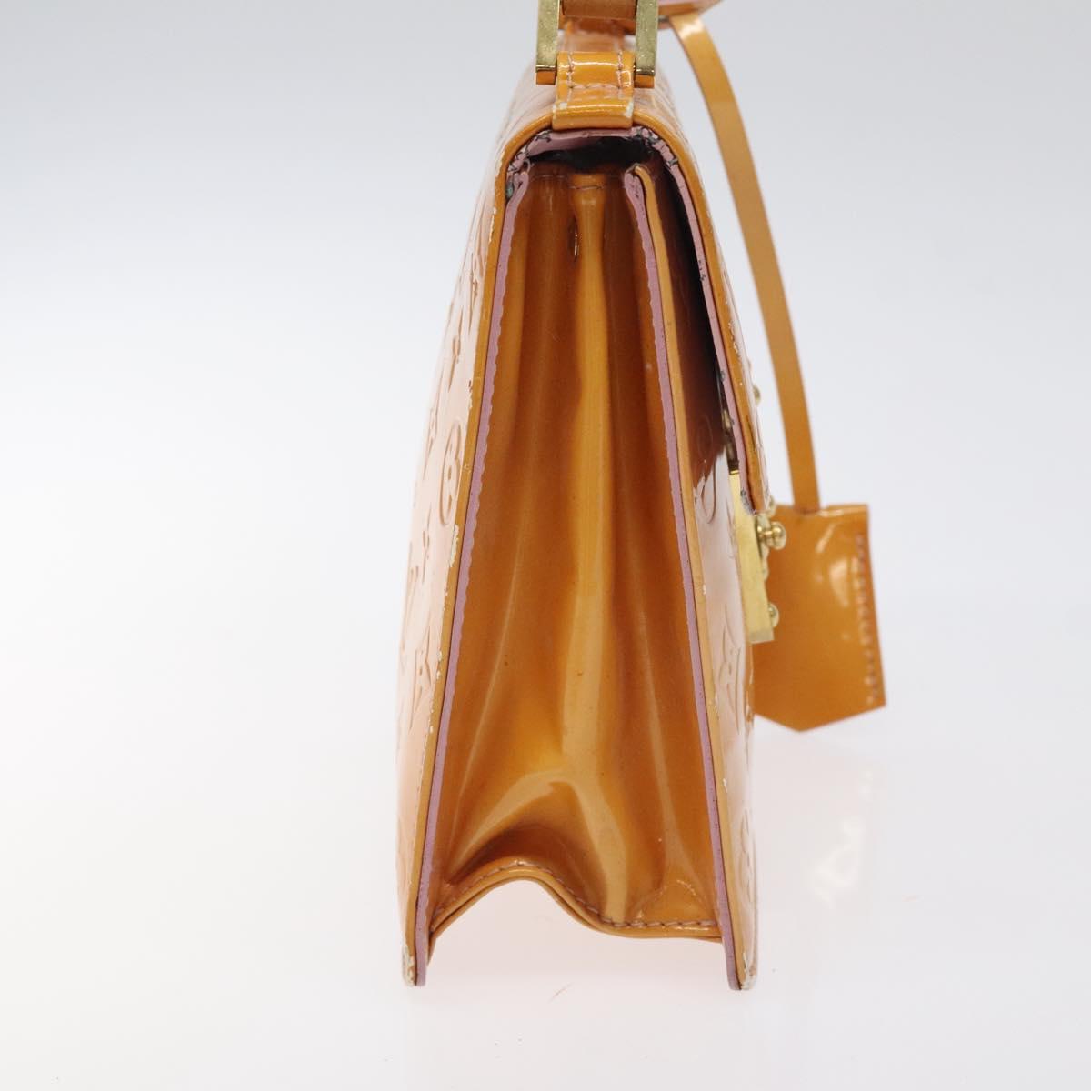 LOUIS VUITTON Vernis Spring Street Hand Bag Marshmallow Pink M91033 BA1611