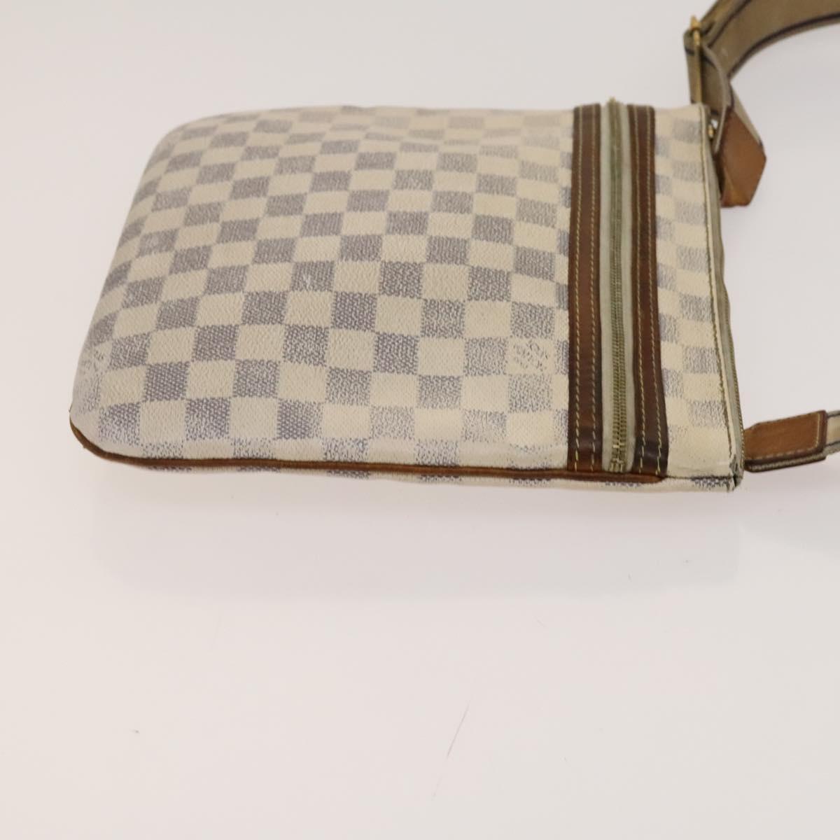LOUIS VUITTON Damier Azur Pochette Bosphore Shoulder Bag N51112 LV BA1719