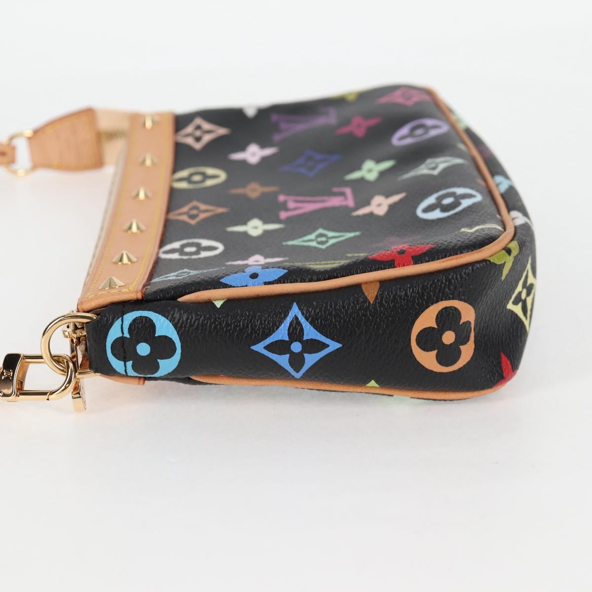 LOUIS VUITTON Monogram Multicolor Pochette Accessoires Black M92648 BA1927V