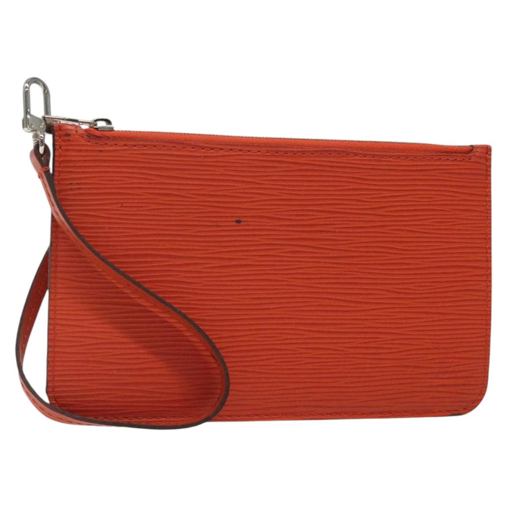 LOUIS VUITTON Epi Neverfull PM Pouch Orange LV BA1936