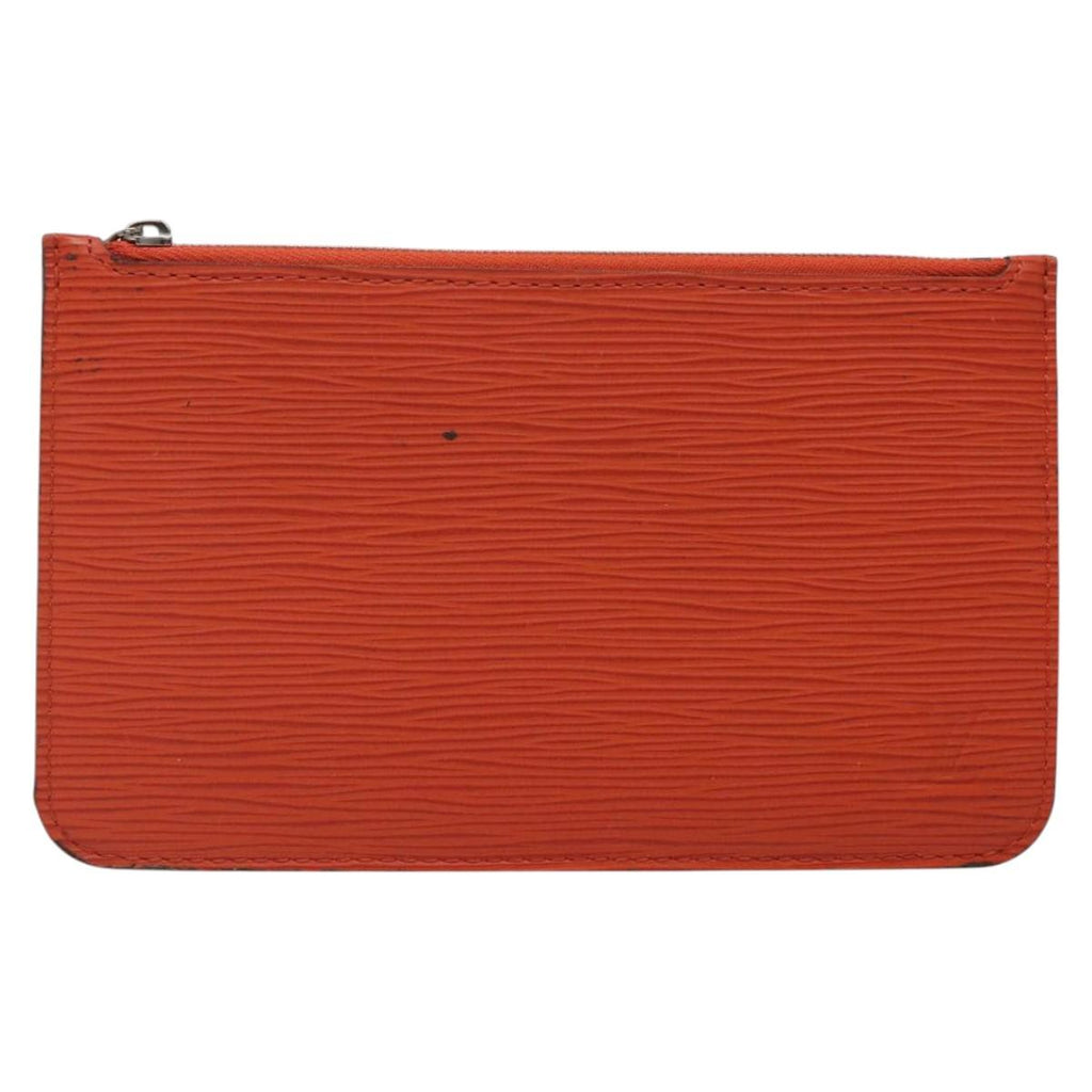 LOUIS VUITTON Epi Neverfull PM Pouch Orange LV BA1936