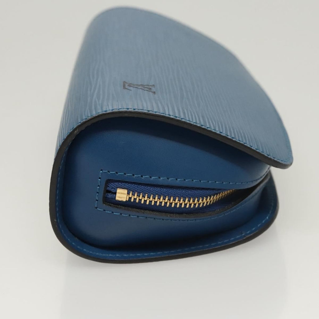 LOUIS VUITTON Epi Dauphine PM Pouch Blue M48445 LV BA2216
