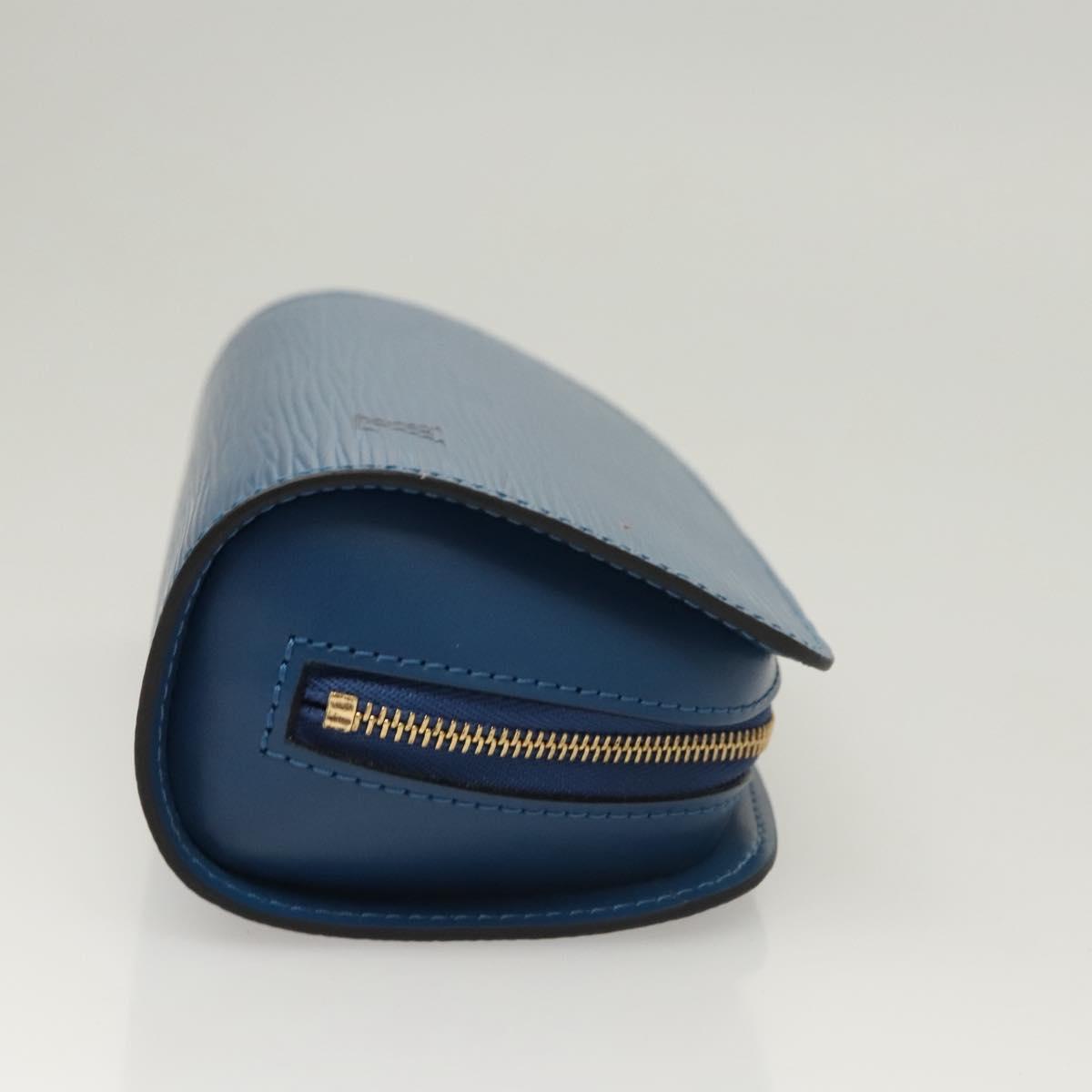 LOUIS VUITTON Epi Dauphine PM Pouch Blue M48445 LV BA2217