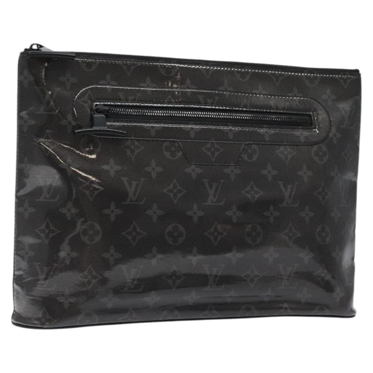 LOUIS VUITTON Eclipse Glaze Pochette Cosmos Clutch Bag M63373 LV BA2380