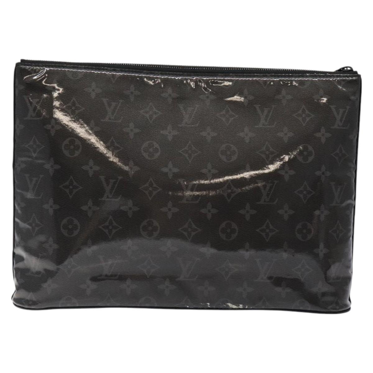 LOUIS VUITTON Eclipse Glaze Pochette Cosmos Clutch Bag M63373 LV BA2380