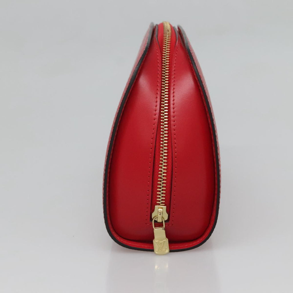 LOUIS VUITTON Epi Dauphine MM Pouch Red M48457 LV BA2387