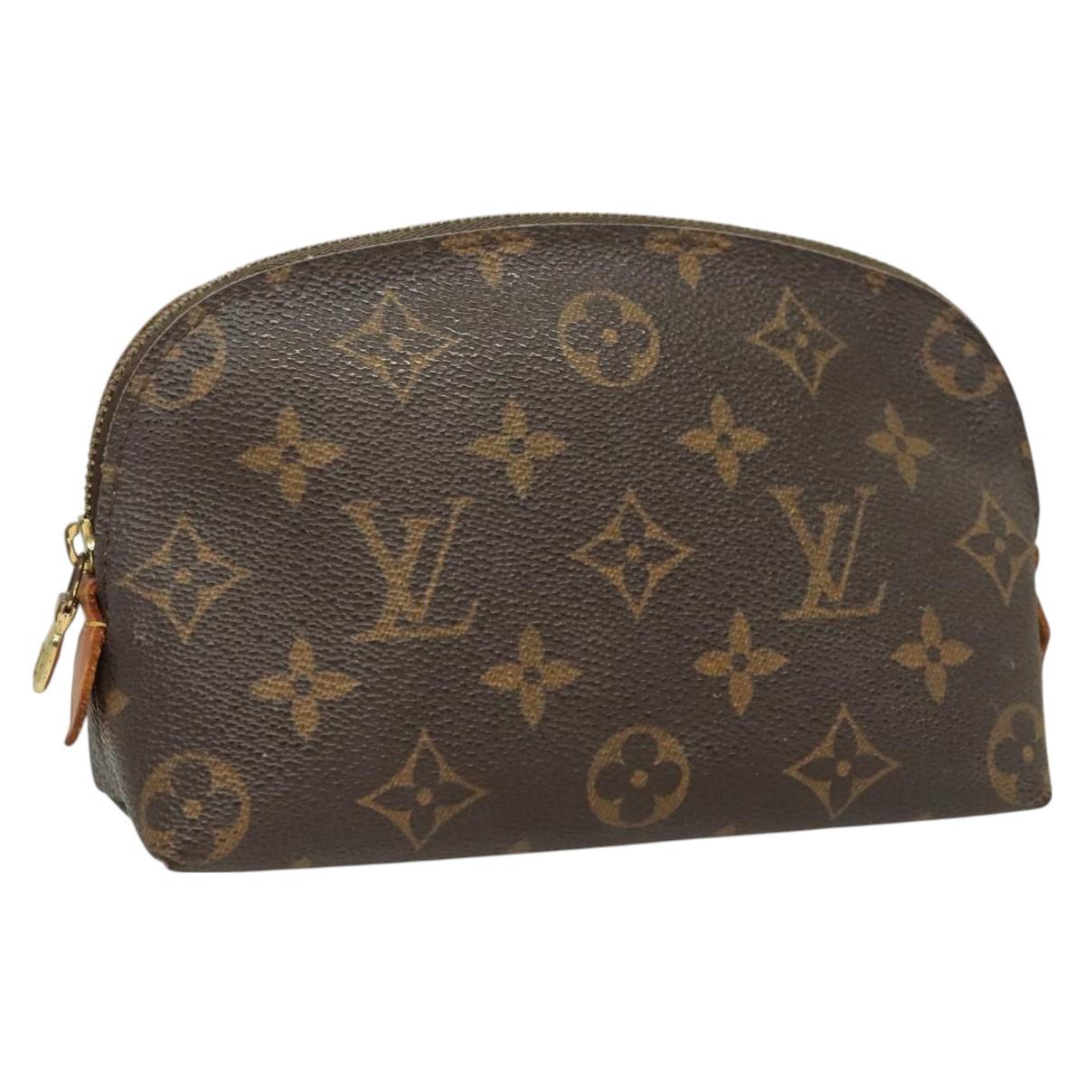 LOUIS VUITTON Monogram Pochette Cosmetic PM Cosmetic Pouch M47515 LV BA2852