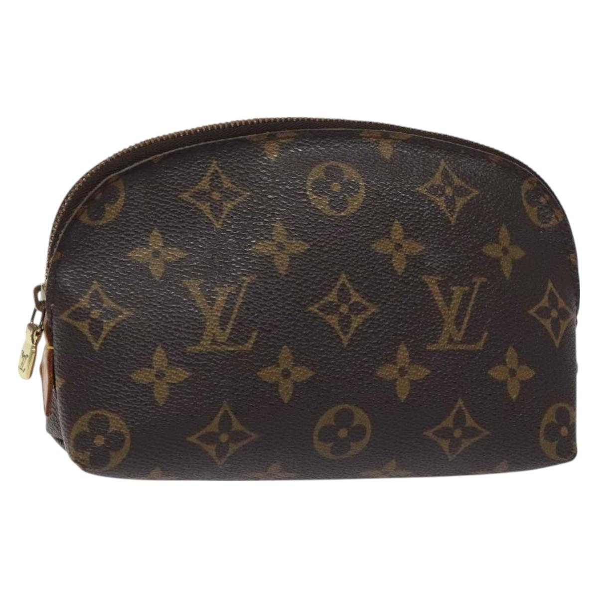 LOUIS VUITTON Monogram Pochette Cosmetic PM Cosmetic Pouch M47515 LV BA3383