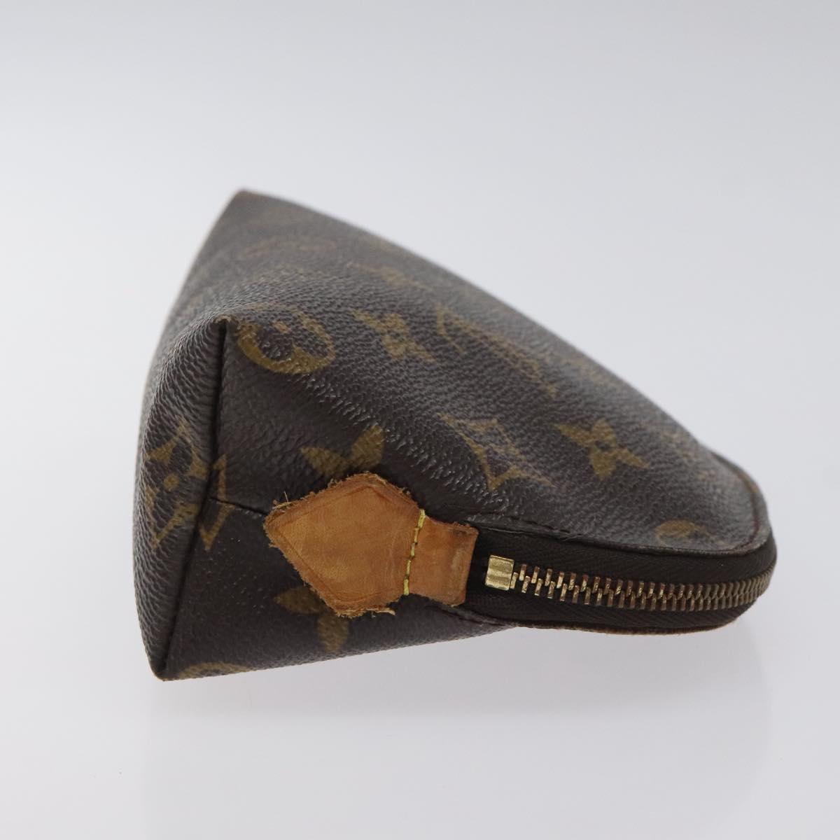 LOUIS VUITTON Monogram Pochette Cosmetic PM Cosmetic Pouch M47515 LV BA3383