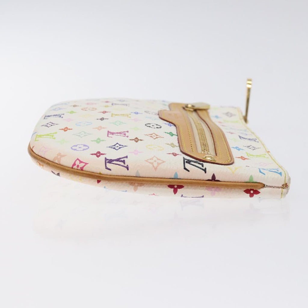 LOUIS VUITTON Monogram Multicolor Pochette GM Pouch White M60027 BA3532V