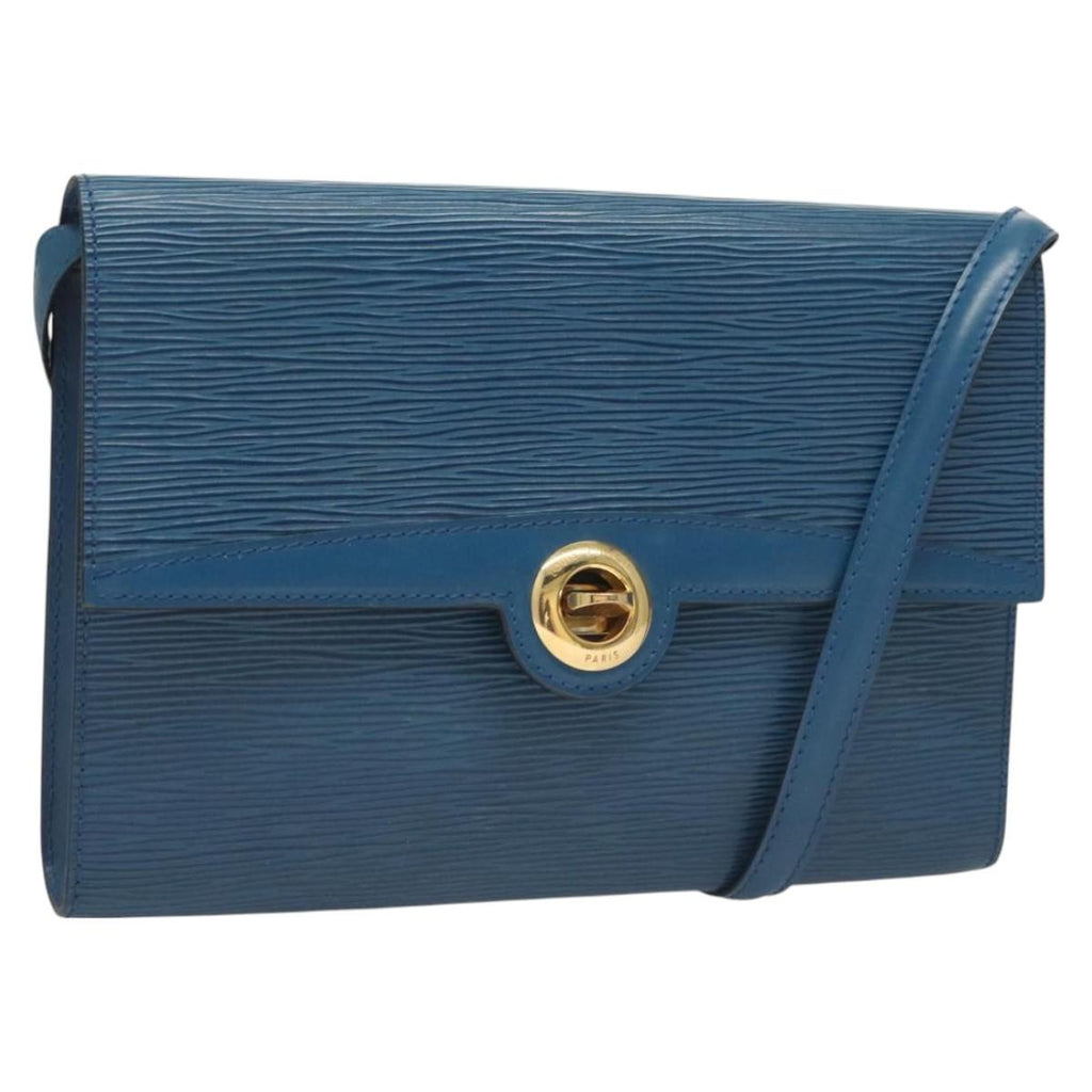 LOUIS VUITTON Epi Pochette Arche Shoulder Bag Blue M52575 LV BA3634