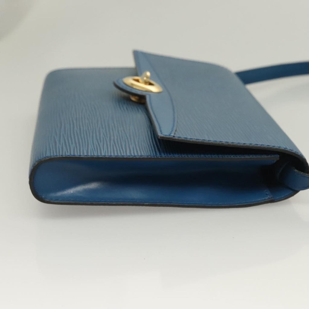 LOUIS VUITTON Epi Pochette Arche Shoulder Bag Blue M52575 LV BA3634
