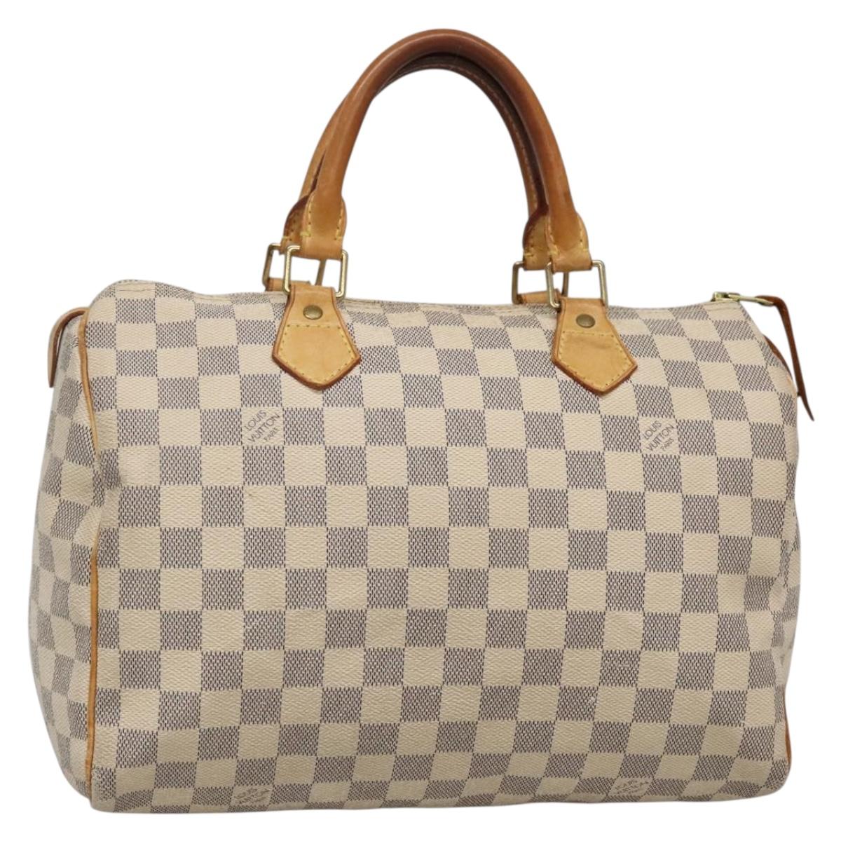 LOUIS VUITTON Damier Azur Speedy 30 Hand Bag N41533 LV BA3645