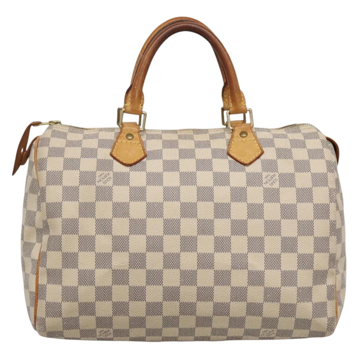 LOUIS VUITTON Damier Azur Speedy 30 Hand Bag N41533 LV BA3645