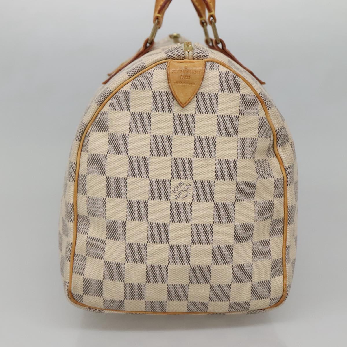 LOUIS VUITTON Damier Azur Speedy 30 Hand Bag N41533 LV BA3645