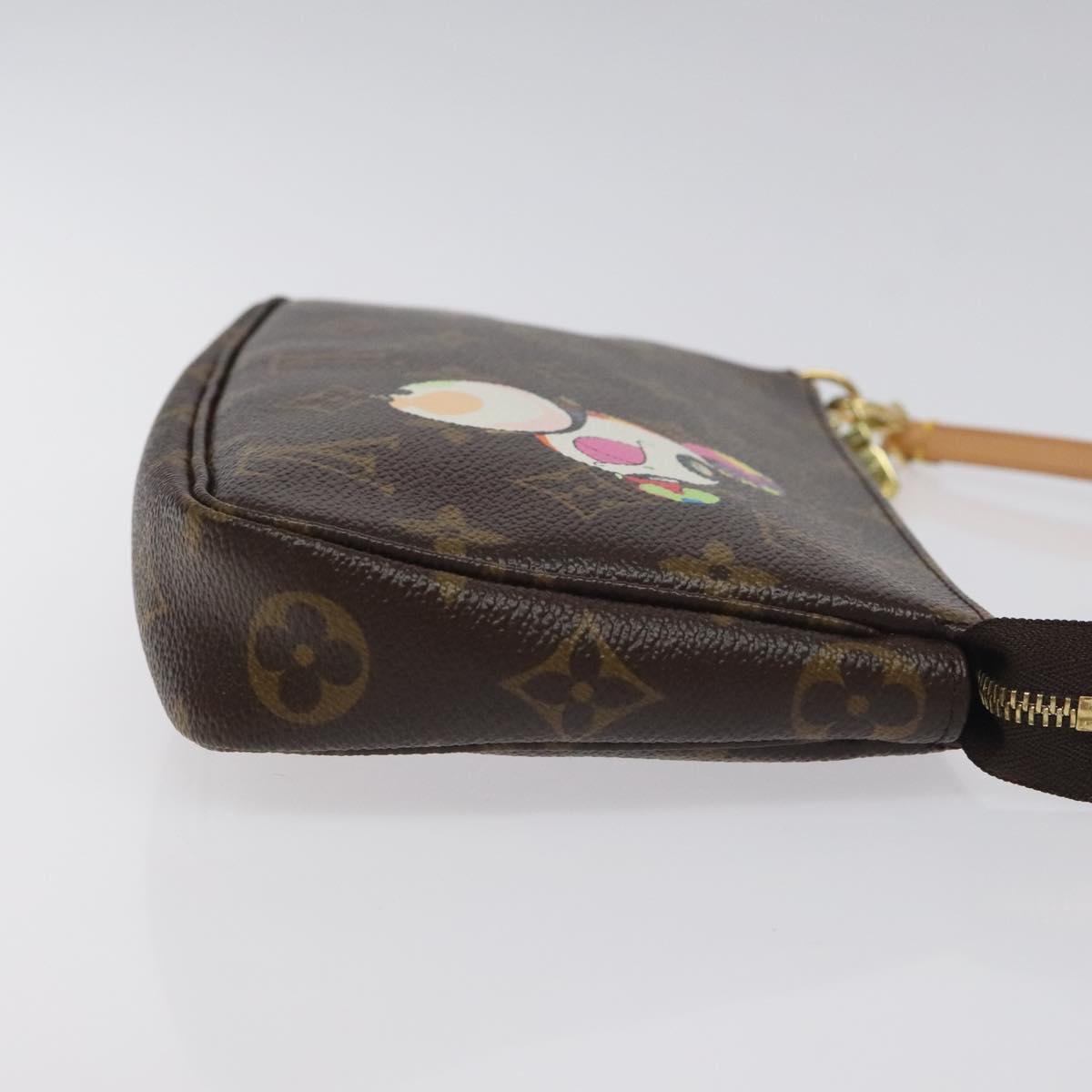 LOUIS VUITTON Monogram Panda Pochette Accessoires Pouch M51981 LV BA3649V