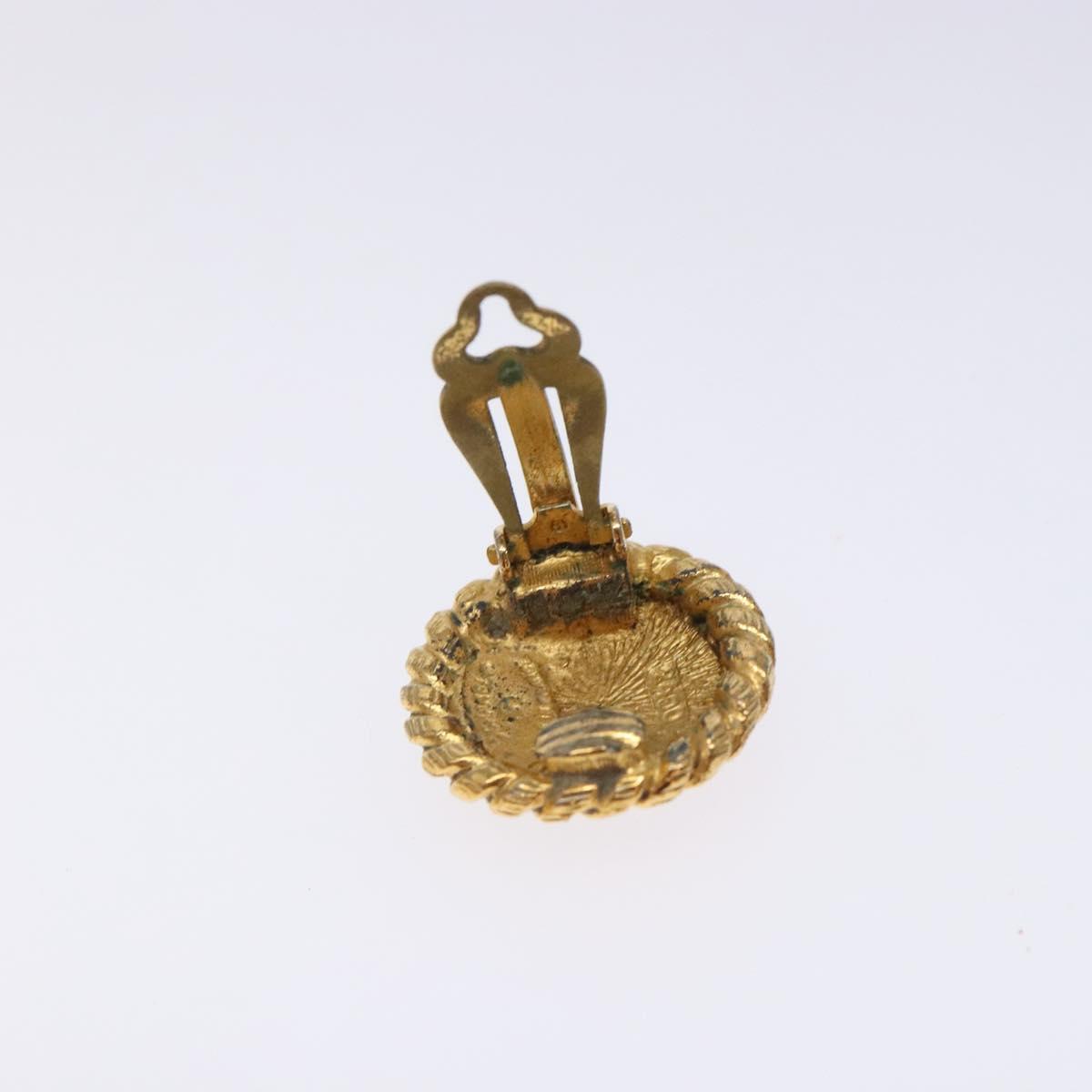 CHANEL COCO Mark Earring metal Gold CC BA3718