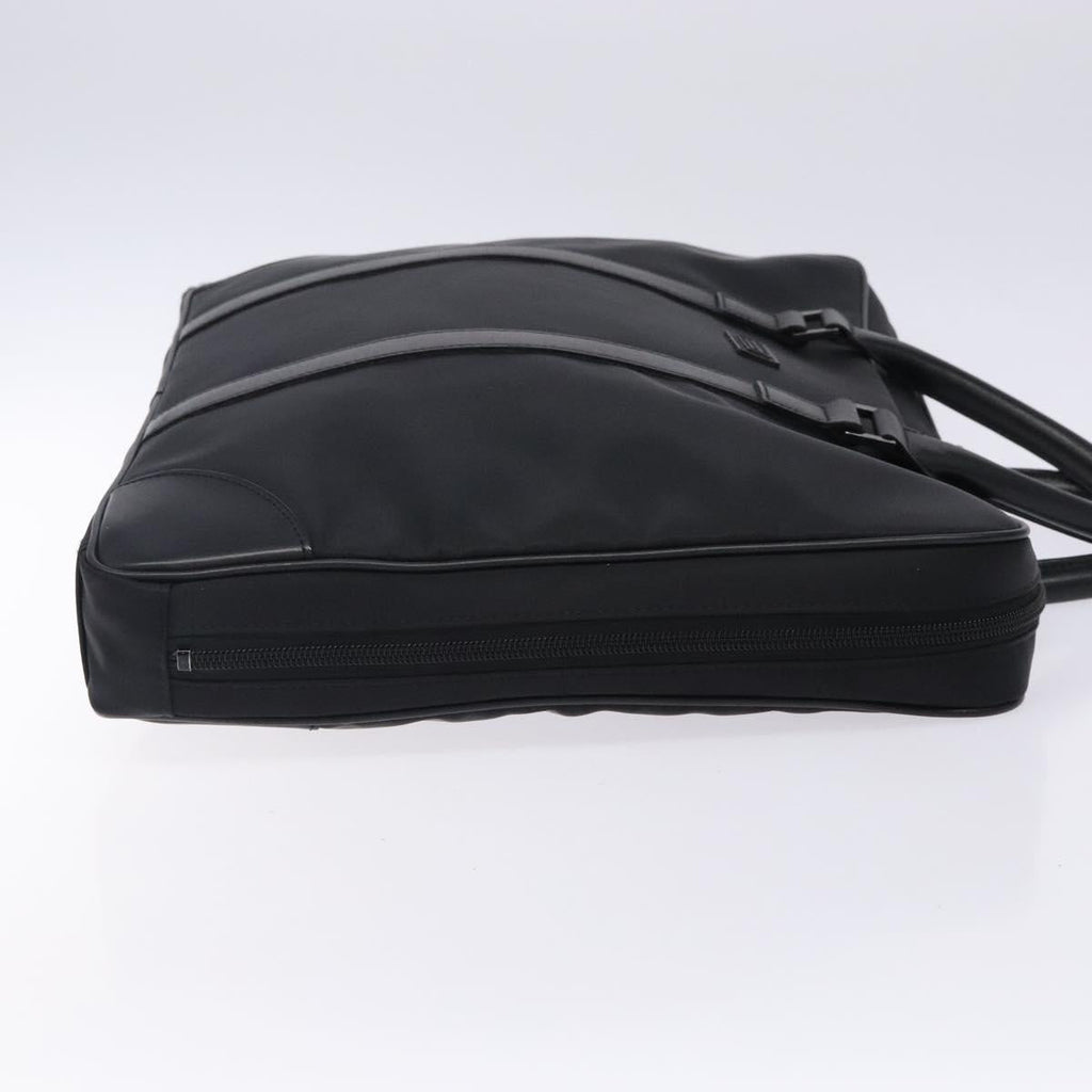 BURBERRY Black Label Business Bag Nylon Black Silver BA3961