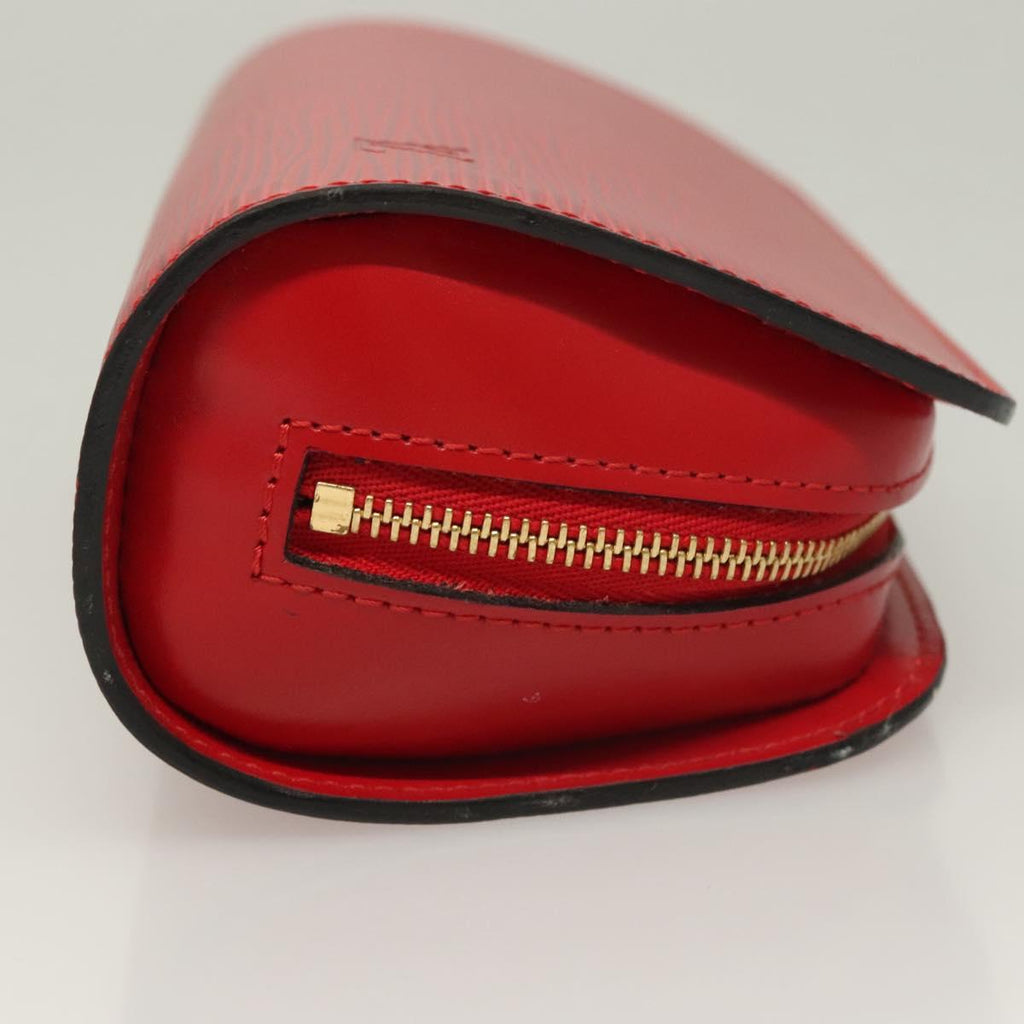 LOUIS VUITTON Epi Dauphine PM Pouch Castilian Red M48447 LV BA3996