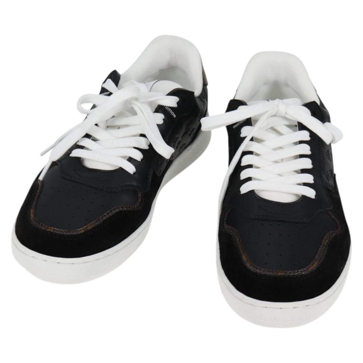 LOUIS VUITTON LV Stadium Sneakers Monogram Black 1ACUJ7 LV BA4249M