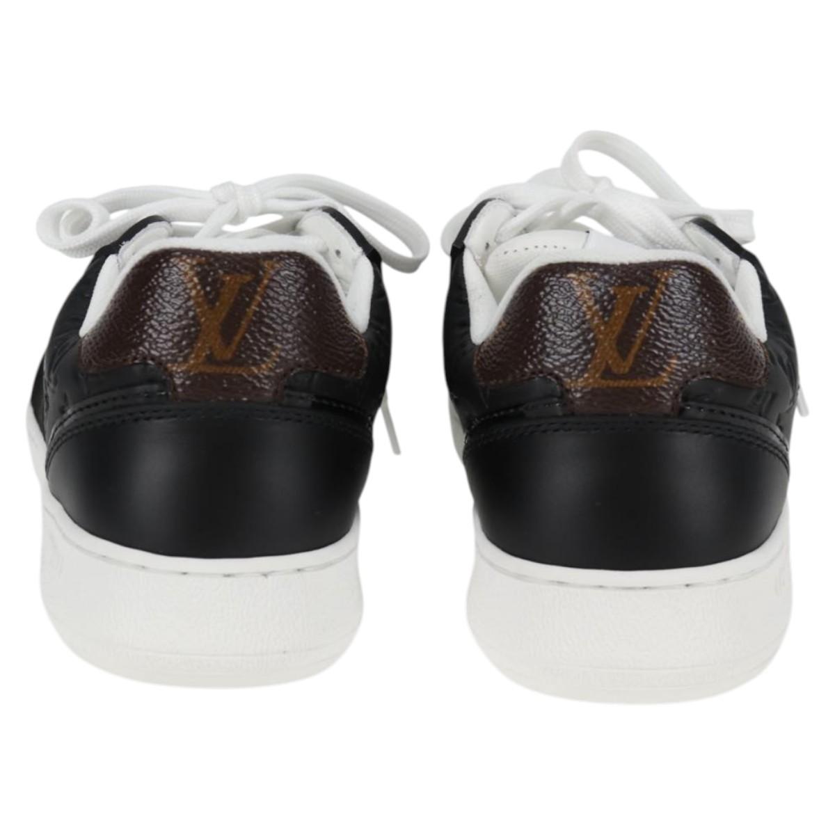 LOUIS VUITTON LV Stadium Sneakers Monogram Black 1ACUJ7 LV BA4249M