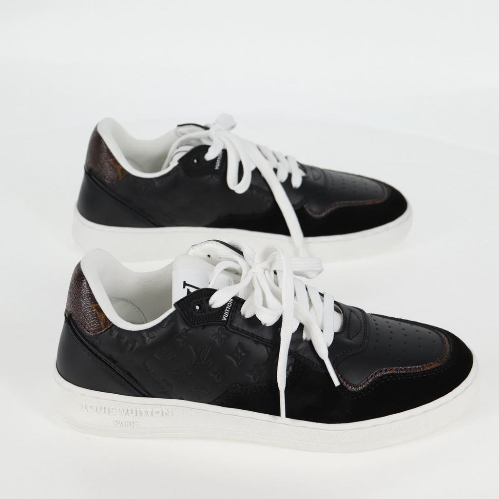 LOUIS VUITTON LV Stadium Sneakers Monogram Black 1ACUJ7 LV BA4249M
