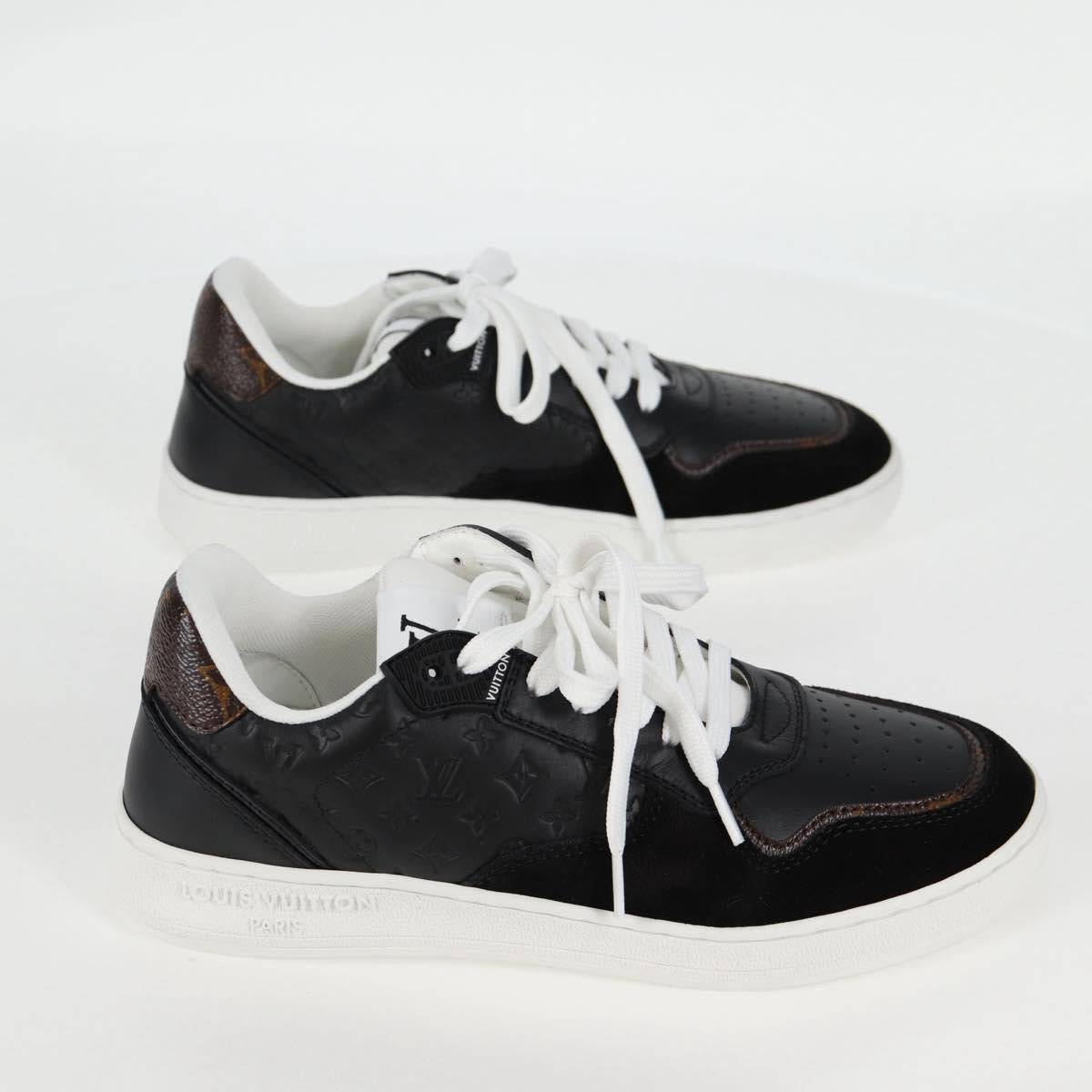 LOUIS VUITTON LV Stadium Sneakers Monogram Black 1ACUJ7 LV BA4249M