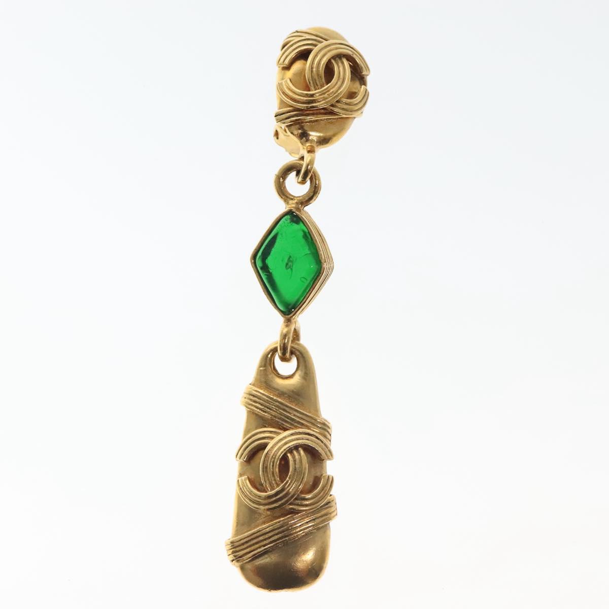 CHANEL COCO Mark Gripoa Earring metal Gold CC BA4542V