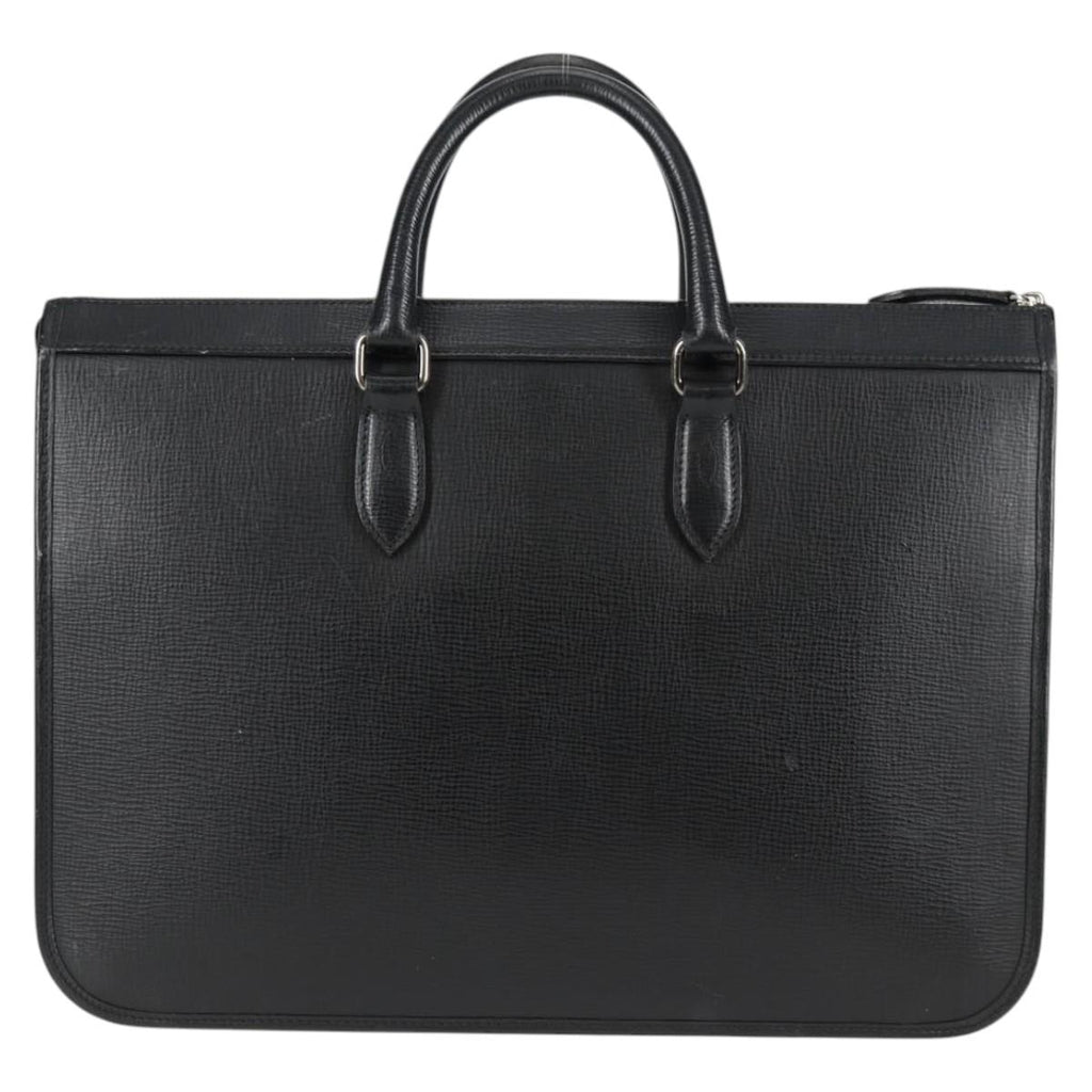 BURBERRY Business Bag Leather Black BA4581