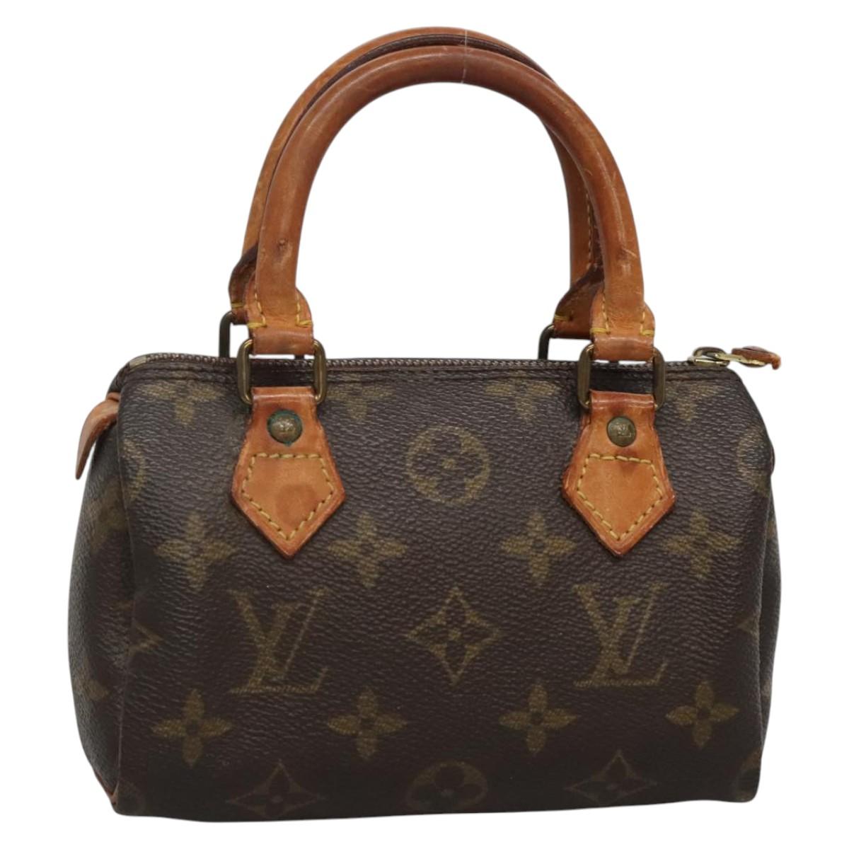 LOUIS VUITTON Monogram Mini Speedy Hand Bag M41534 LV BA4905