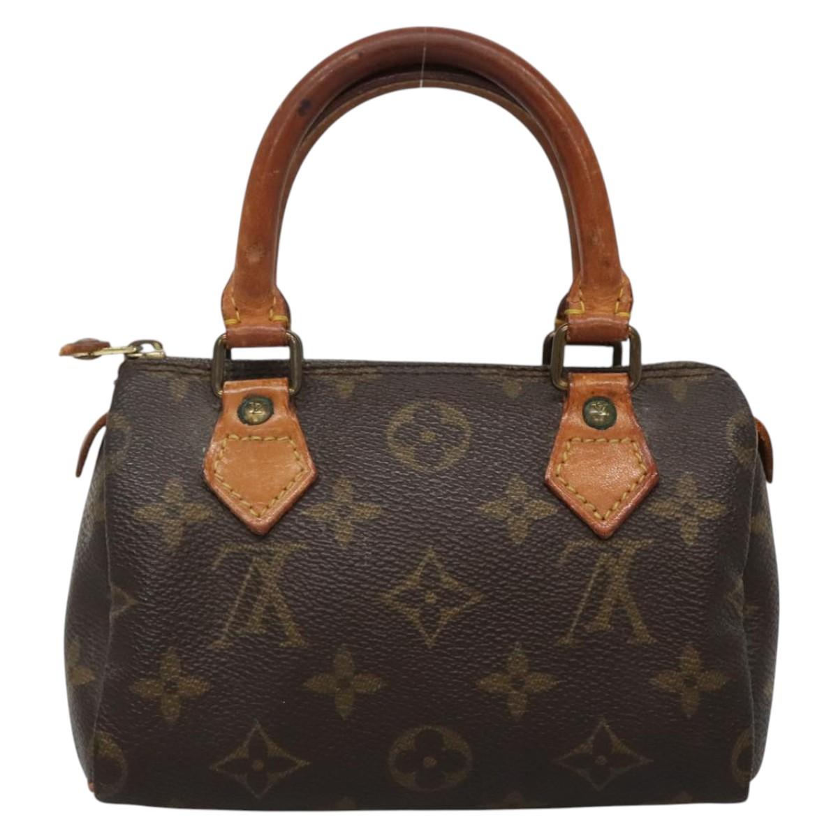 LOUIS VUITTON Monogram Mini Speedy Hand Bag M41534 LV BA4905