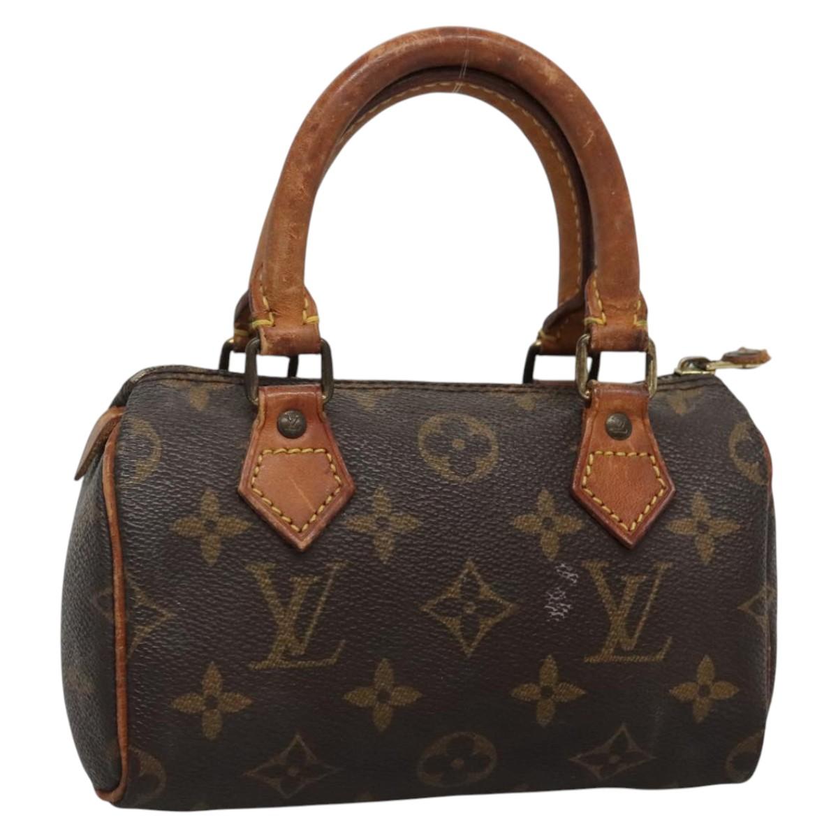 LOUIS VUITTON Monogram Mini Speedy Hand Bag M41534 LV BA5067