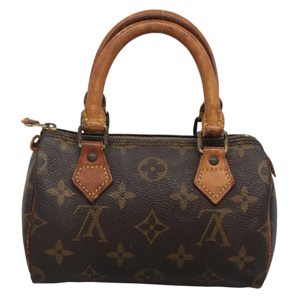 LOUIS VUITTON Monogram Mini Speedy Hand Bag M41534 LV BA5067